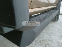 Силовые пороги листовые цельногнутые АМЗ Тамерлан для Toyota Land Cruiser 80