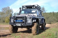 Алюминиевый передний силовой бампер KDT для Land Rover Defender 90/110