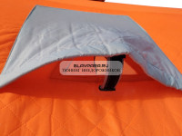 Палатка для зимней рыбалки TRAVELTOP (240*240*210) оранжевая с серым