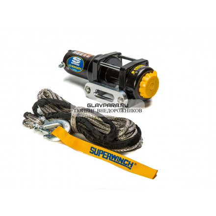 Лебёдка для квадроцикла снегохода Superwinch LT4000 12V 1820 кг синтетический трос