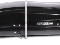 Автобокс MaxBox PRO 460 (средний) черный глянцевый (металлик) 175*84*42 см двустороннее открывание (багажный бокс на крышу)