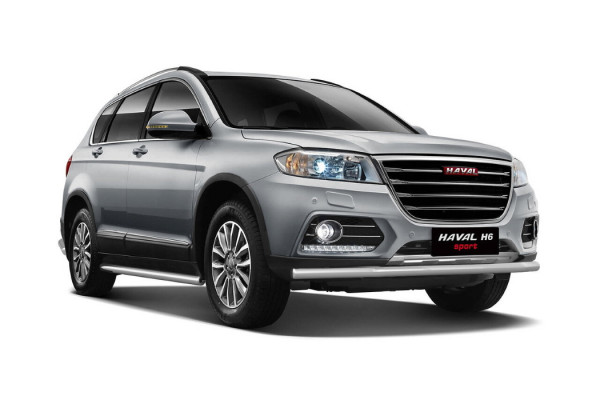 Защита переднего бампера одинарная 63 мм (НПС) HAVAL H6 с 2014-