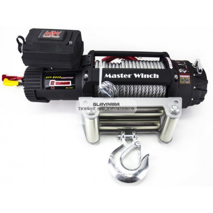 Лебедка электрическая для эвакуатора Master Winch E15000 24V 6810 кг со стальным тросом IP68