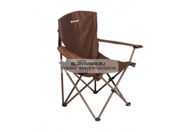 Кресло NISUS складное (коричневый) 140 кг