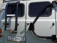 Калитка (кронштейн крепления запаски) УАЗ 452 на заднюю дверь