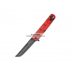 Нож GANZO, G626-GS Красный Самурай, длина клинка 96 мм