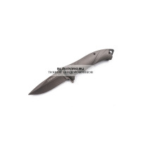 Нож туристический "СЛЕДОПЫТ" с зажимом, клинок 100 мм, в чехле