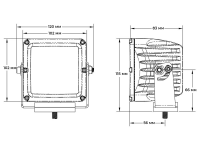 Светодиодные фары RIGID Radiance POD XL с красной подсветкой корпуса