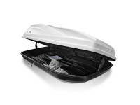 Автобокс-багажник на крышу аэродинамический "ACTIVE М" двустороннее открывание 450л (белый)