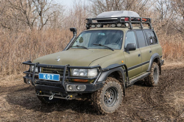 Багажник экспедиционный алюминиевый KDT для Toyota Land Cruiser 80